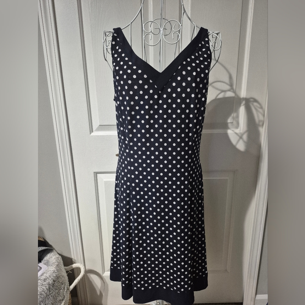Chaps L. Fit And Flare Stetch Dress - Picture 2 of 5